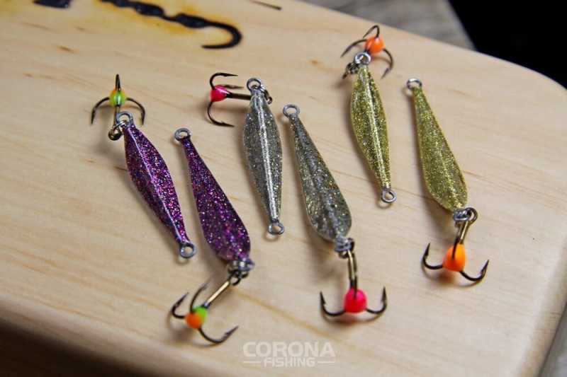 blaszki podlodowe na okonia